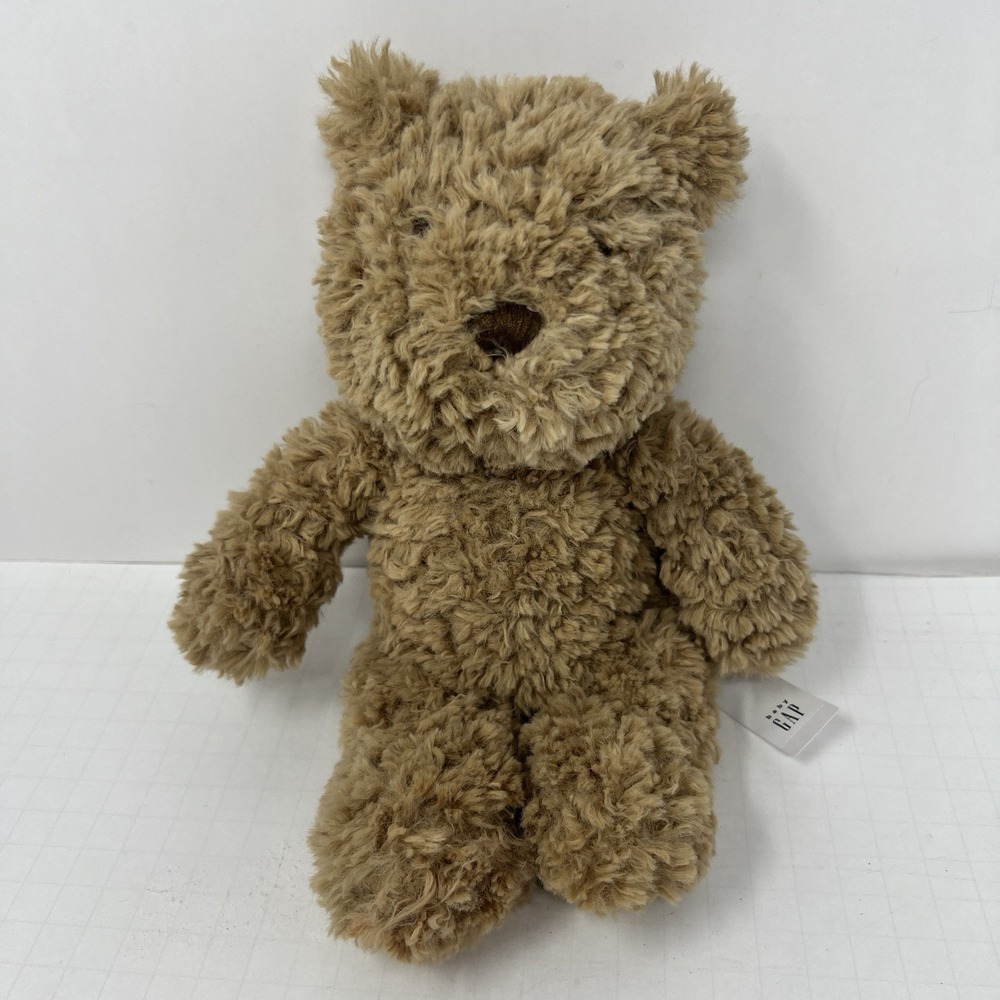 Baby GAP Brannan Teddy Bear Brown 12 Inch Plush Stuffed Animal Lovey‎ Soft Toy